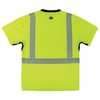 Glowear By Ergodyne 3XL Lime Performance Hi-Vis T-Shirt Black Bottom 8283BK